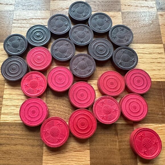 Handmade Wooden Checker Board - Picture 4 of 16